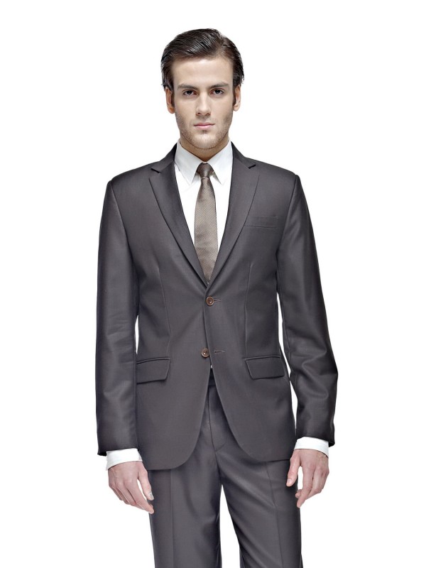 Hnědý pánský oblek BERLIN šitý na míru