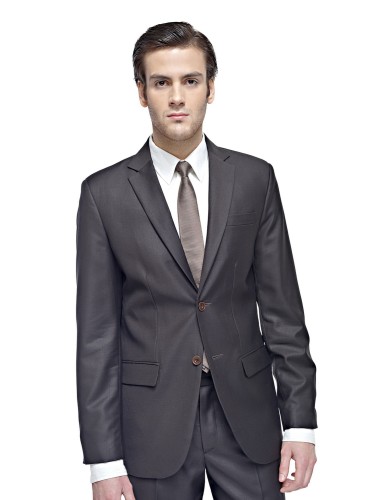 Hnědý pánský oblek BERLIN šitý na míru