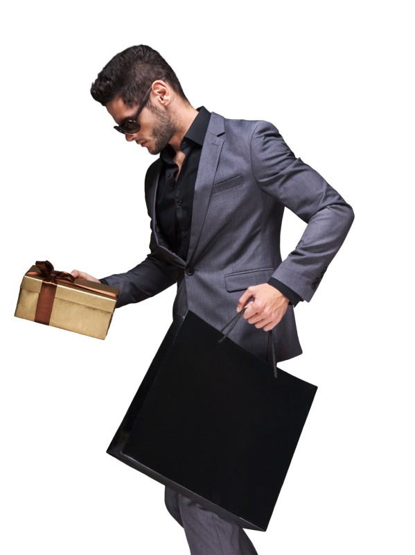 Šedý pánský business oblek MONTI šitý na míru
