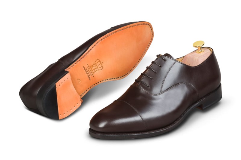 Tmavohnědé OXFORDY - Goodyear Welted