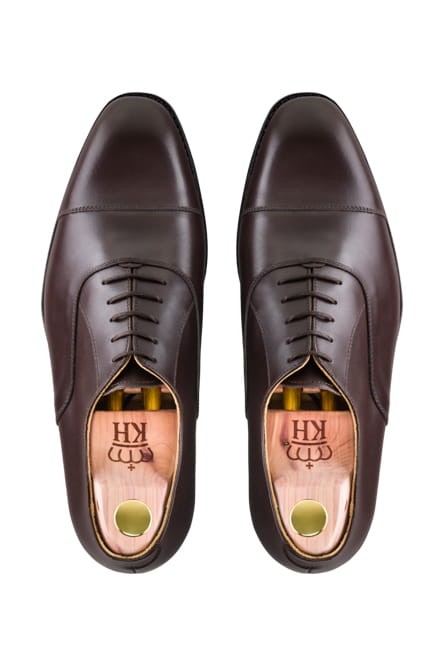 Tmavohnědé OXFORDY - Goodyear Welted