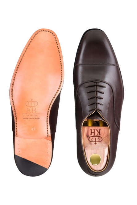 Tmavohnědé OXFORDY - Goodyear Welted