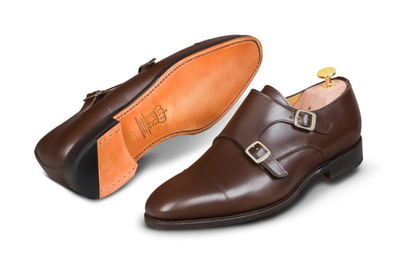 Hnědé MONKI - Goodyear Welted