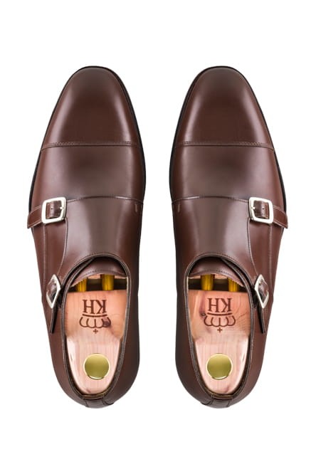 Hnědé MONKI - Goodyear Welted