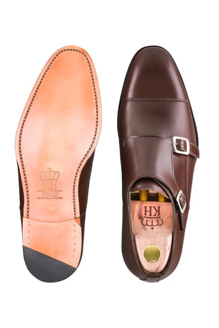 Hnědé MONKI - Goodyear Welted